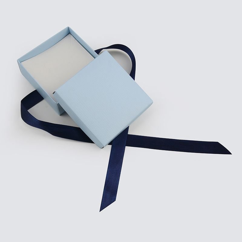 CAIXA 8*8 CROCCO AZUL/ FITA AZUL PARA CONJUNTO PACOTE COM 10 UNIDADES