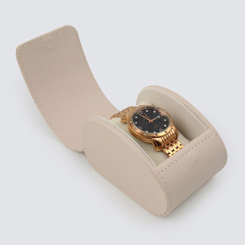 CAIXA ESTOFADA RELOGIO